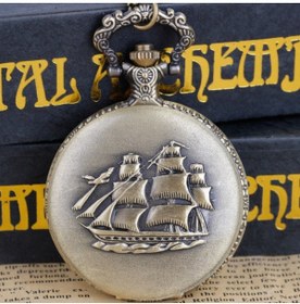 Resim keyfimshop Kişiye Özel Tren Kabartmalı Büyük Boy Köstekli Saat Kolye 