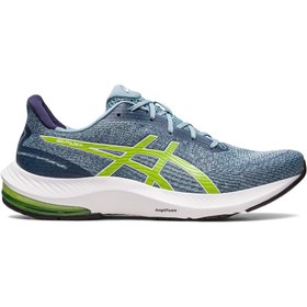 Resim Asics GEL-PULSE 14 Erkek Mavi Yeşil Koşu Ayakkabısı 