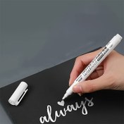 Resim 12 adet, 4 adet, 1 adet Beyaz Kaymayan Marker, Grafiti, Cam, Seramik, Ahşap, Metal, Sanat Boyama, Geri Dönüş, Malzemeler, Kawaii Makale, Makale, Yazma Kalem için Uygun 