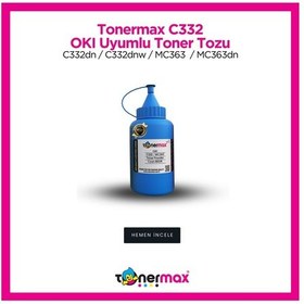 Resim Uyumlu Tonermax Oki 46508735 Mavi Toner Tozu / C332 / Mc363 