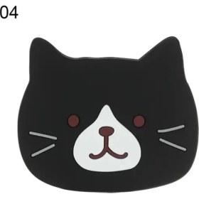 Resim Wangchuang Stil 4 Gösterisi Olarak Karikatür Kedi Şekilli Silikon Yemek Masası Placemat Coaster Mutfak Aksesuarları Mat Bardak Kupa Isıya Dayanıklı Hayvan Kahve Içecek Pedi (Yurt Dışından) 