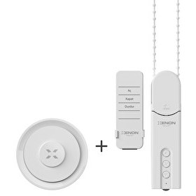 Resim Xenon Smart Zigbee Bağlantılı Perde Motoru Kumandalı ve Zigbee 3.0 - Wi-Fi & Ble Akıllı Ev Gateway Hub Seti 