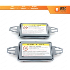 Resim Mercedes W211 için Gri Güneşlik Ayna Kapağı Sağ ve Sol 2108102510 N11.10044 