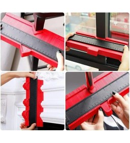 Resim Depolife Şablon Tarağı Şekil Kontur Çevre Kalıplama Ahşap Fayans Kaportacı Şekillendirme Kalıbı 