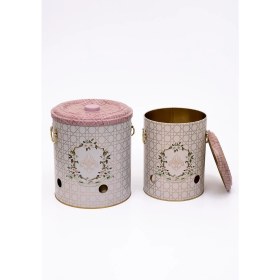 Resim Metal Sebze Kovası Seti, Patates ve Soğanlık, Dayanıklı ve Şık Tasarım 