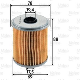 Resim VALEO 587910 Yakit Filtresi (Mazot) ( Renault : Clio 1.9D-Megane I 1.9D-Safrane 2.1Dt-2.5Dt Safrane II 2.2Dt ) 7701204497 (WA427851) 