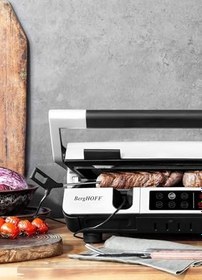 Resim BergHOFF Gem Titan Izgara & Tost Makinesi – 2000 W, 340×240 mm, LCD Dokunmatik Kontrol 