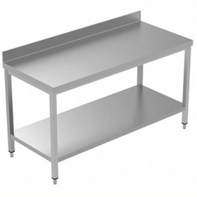 Resim Professional Sırtlı Çalışma Tezgahı, Taban Raflı - 1600 Mm, Plus LSGTG1610E 