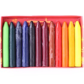 Resim 12li Sert Balmumu Kalem Pastel Boya Seti 