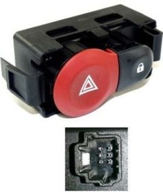 Resim AEM AEMPART FLAŞÖR ANAHTARI RENAULT CLİO III MODÜS 05-14 