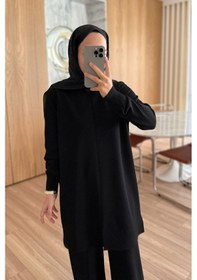 Resim Kahijab Arlena Premium Rayon Takım - Siyah Siyah 