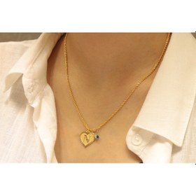 Resim 14 Ayar Altın N Harfli Halat Zincir Guler1003102 