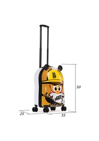 Resim Necati Çanta Çocuk Valizi - Krem Krem 