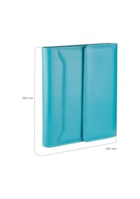 Resim Organizer Ajanda Tarihsiz Çizgili 22x26 CM - Turkuaz 