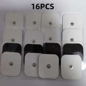 Resim 16 Adet Fitness Aksesuarı Jel Yama - Kas Eğitimi Ev Spor Masajı için Yeniden Kullanılabilir Araçlar, 5*5 cm 