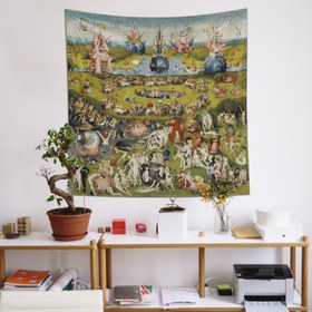 Resim Dünyevi Zevkler Bahçesi Tablosu Duvar Örtüsü - 135 cm x 135 cm 