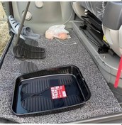 Resim Chuangyinshop Dayanıklı Su Geçirmez Araba Ayakkabı Saklama Organizer Tepsisi Siyah 1 Adet 