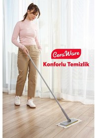 Resim Home Care Pratica Click Mop Set El Değmeden Bez Tak Çıkar Kullan At ve Tüm Bezlerle Uyumlu 
