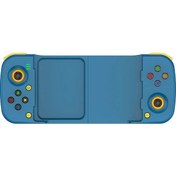 Resim Mavi-gamepad Teleskopik iOS Uyumlu Android Pubg Anahtarı Ps4 Kablosuz Bt 5.0 Telefon Yemek Tavuk Oyun Denetleyicisi Streç Joystick 