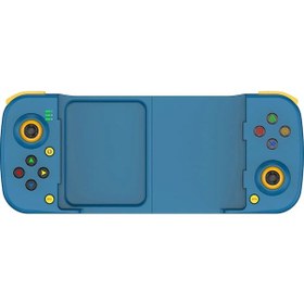 Resim Mavi-gamepad Teleskopik iOS Uyumlu Android Pubg Anahtarı Ps4 Kablosuz Bt 5.0 Telefon Yemek Tavuk Oyun Denetleyicisi Streç Joystick 
