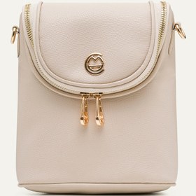 Resim Lara Bej E. Deri Bebek Çantası 