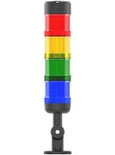 Resim Mesan Ø66 4 Kat Modüler Işıklı Kolon Multi Led Buzzer Devrilme Aparatlı 24vac/dc Ms 82641.1.3.2.5.24vac/dc 