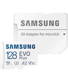 Resim Samsung 128GB MicroSD Hafıza Kartı 4K Video Desteği ile Yüksek Hızda Veri Aktarımı 