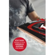 Resim Goldmaster Masterjet 2600 Watt Seramik Ağır Taban Teknolojisi ile Kolay Kırışık Gideren 180 gr Şok Buharlı Ütü 