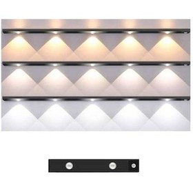 Resim Createtech Vücut Sensörlü Led Piyano Çubuğu, Akıllı Işık, 20cm Çok Renkli 