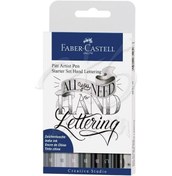 Resim Faber Castell Pitt Artist Pen Kaligrafi Setleri 8Li Starter Set 