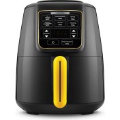 Resim Karaca Air Pro Cook 3 in 1 XL Ev Yemeği, Közleme, Airfryer Black Gold 4L 