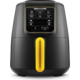 Resim Karaca Air Pro Cook 3 in 1 XL Ev Yemeği, Közleme, Airfryer Black Gold 4L 