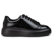 Resim Deery Kadın Hakiki Deri Siyah Sneaker Ayakkabı 