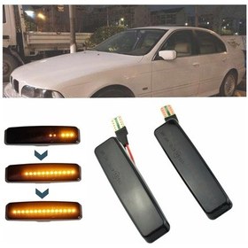 Resim Flaşör Dinamik Flaşör Göstergesi Led Dönüş Sinyal Işığı Yan Işaretleyici Sıralı Lamba Bmw 5 Serisi E39 1995-2003 M5 