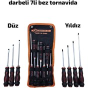 Resim Tornavida Seti Darbeli 7li Bez Çantalı 
