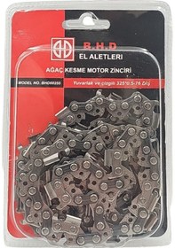 Resim Fixonic B.h.d Bhd00255 0.325'' 1.3mm 38 Diş Yuvarlak Ve Çizgili Ağaç Kesme Motorlu Testere Zinciri 