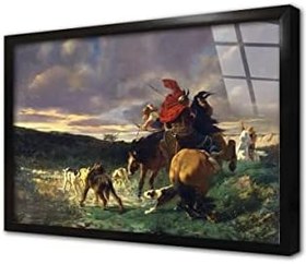 Resim Clovis Et Les Çerçeveli Cam Tablo 20x30 cm CB02575 