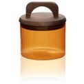 Resim Akasya Kulplu Cam Kavanoz Amber 350 Ml The Mia