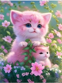 Resim Bej Elmas Boyama Yeni Varış Çiçek Sepeti Kedi Diy Mozaik Nakış Sevimli Evcil Hayvanlar Ta Resim Çapraz Dikiş Kanvas Tablo 56920880 