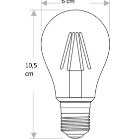 Resim Cata CT-4285 4W E27 Amber Rustik LED Ampul Cata 