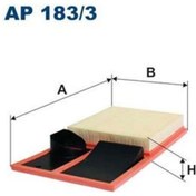 Resim Fıltron Ap 183/3 Hava Fıltresı Golf V 1,4fsı 03 Polo 1,4fsı 02 06 Touran 1,6fsı 03 07 