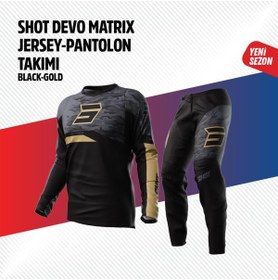 Resim Shot Siyah Gri Jersey Pantolon Takımı 