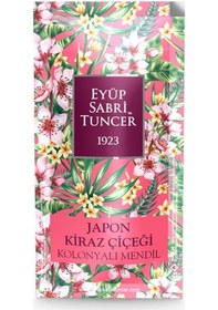 Resim Eyüp Sabri Tuncer Japon Kiraz Çiçeği Küçük Boy Kolonyalı Mendil 150'li 
