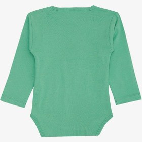 Resim Breeze Erkek Bebek Çıtçıtlı Zıbın Body Şoför Timsahcık Baskılı 9 Ay-3 Yaş, Mint Yeşili-mint Yeşili Mint Yeşili 