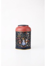 Resim Fairytale Alices Desenli Yuvarlak Metal Saklama Kabı, 9 X 11 Cm, 0,6 Lt Desenli 