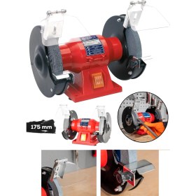 Resim Detroit Usa Profesyonel 2000 W Çark Motoru Zımpara Balta Bıçak Bileme Makinesi Tas Motoru Taslama 175 mm 