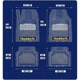 Resim Trakmats Doğan 1988 Universal Lüks Yumuşak Mavi 