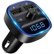 Resim Shineyee Bluetooth Fm Verici Kablosuz Radyo Adaptörü Araba Kiti Çift Usb Şarjlı Mp3 Çalar Destek Tf Kart Ve Usb Disk-1 
