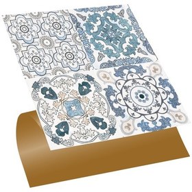 Resim Tink Kendinden Yapışkanlı Retro 4'lü Desenli Pvc Karo 30x30 Cm 