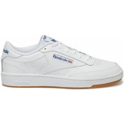 Resim Reebok Club C 85 Royal Unisex Günlük Spor Sneaker Ayakkabı Beyaz-royal-mavi Beyaz 